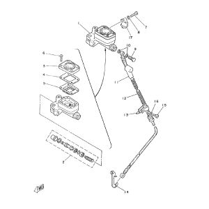 Rempomp slang Yamaha FS1