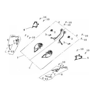 Indicatori di direzione bianchi a 2 tempi Ideo 50 generici 2010 25