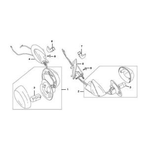 Indicatori anteriori Rover Fun 4 tempi