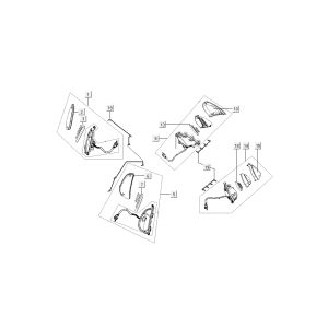 Indicatori Kymco New Sento 50i 4 tempi bianchi