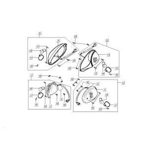 Indicatori Kymco People 50 rossi a 2 tempi