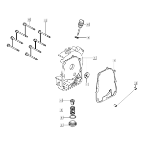Right crankcase cover Kymco Super8 R E5