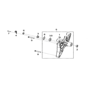 RR. fork Sym Joymax Z 125 E4