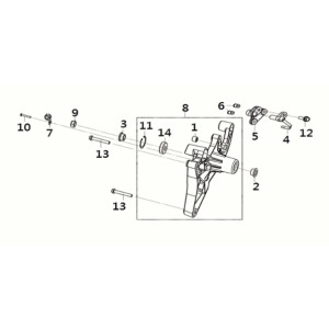 RR. fork Sym Joymax Z 125i E5 2022