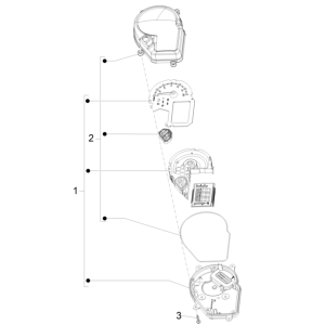 Contachilometri - Cabina di guida Piaggio NRG Power 50 2 tempi LC Euro 4