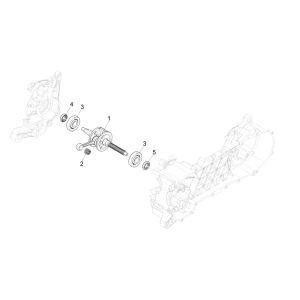 Albero motore Piaggio NRG Power 50 2 tempi LC Euro 4