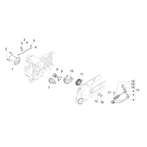 Motorino di avviamento - Bendix Piaggio NRG Power 50 2 tempi LC Euro 4