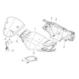 Coprivolanti Piaggio NRG Power 50 2 tempi LC Euro 4