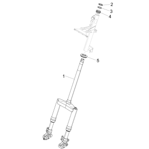 Forcella anteriore - Cuffie Piaggio NRG Power 50 2 tempi LC Euro 4