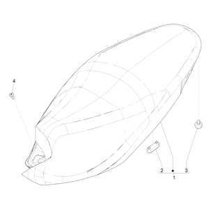 Sella Piaggio NRG Power 50 2 tempi LC Euro 4