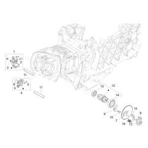 Albero a camme - Pignone albero a camme - Stivali Vespa Sprint 150 3V IE ABS Euro 3 2015