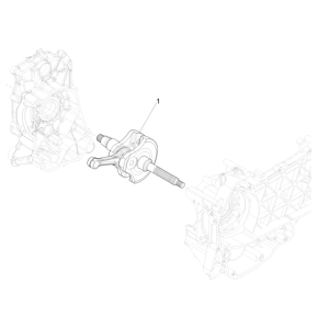 Albero motore Vespa GTS 300 Super HPE 4V IE ABS Euro 5 2020-2022