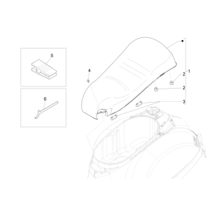 Sella Vespa GTS 300 Super HPE 4V IE ABS Euro 5 2020-2022