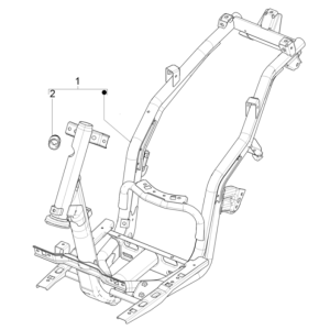 Telaio Piaggio Typhoon 50 2 tempi Euro 4 2018-2020