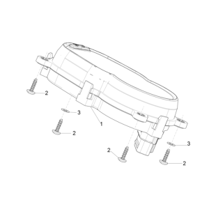 Contachilometri - Cabina di guida Piaggio Typhoon 50 2 tempi Euro 4 2018-2020