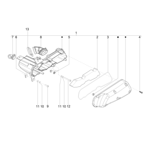 Filtro aria Piaggio Typhoon 50 2 tempi Euro 4 2018-2020