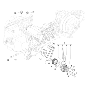 Pompa olio Piaggio Typhoon 50 2 tempi Euro 4 2018-2020