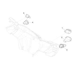 Interruttori - Pulsanti Piaggio Typhoon 50 2 tempi Euro 4 2018-2020