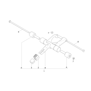 Sospensione motore Piaggio Typhoon 50 2 tempi Euro 4 2018-2020