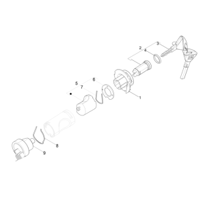 Blocchetto di accensione Piaggio Typhoon 50 2 tempi Euro 4 2018-2020