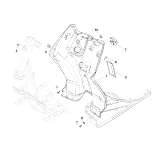 Paragambe Piaggio Typhoon 50 2 tempi Euro 4 2018-2020