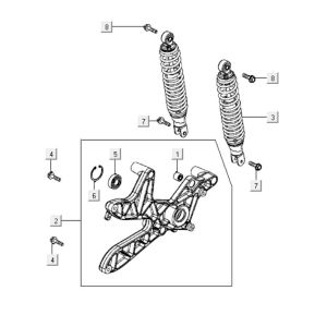 Ammortizzatore Kymco New Dink 200i