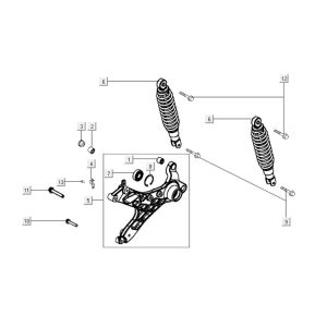 Ammortizzatore Kymco Like 125