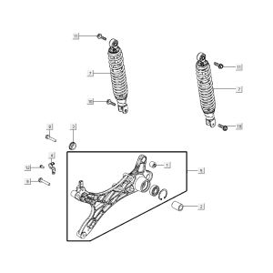 Ammortizzatore Agility CITY 16 125