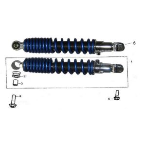 Ammortizzatore AGM LX bianco