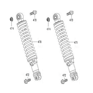 Ammortizzatore AGM R8 Euro 4