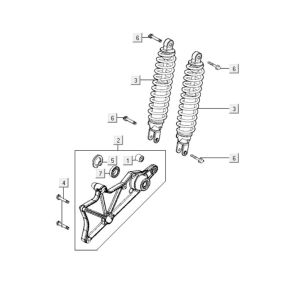 Ammortizzatore Kymco People S 300i