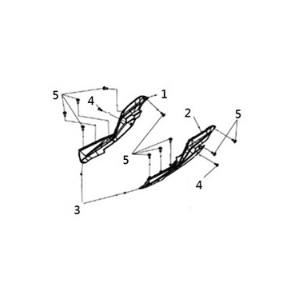 Side cover Sym Joymax Z 125 E4