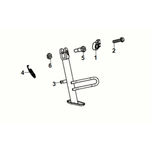 Cavalletto laterale Sym Symphony ST 50 E5