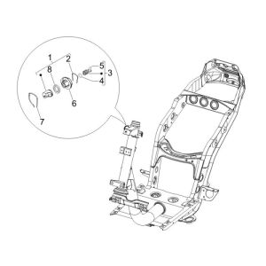 Blocchetto di accensione Piaggio Fly 50 a 2 tempi AC