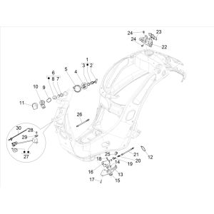 Blocchetto di accensione Vespa Sprint 125 3V IE ABS Euro 5 2021