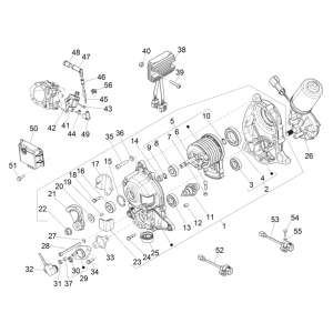 Regolatore di tensione - Bobina di accensione - Ricambi elettronici Piaggio MP3 350 Maxi Sport ABS Euro 4 2018-2020