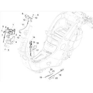Regolatore di tensione - Relè lampeggiatore Parti elettroniche Vespa Elettrica 25km/h SCH Euro 5 2021