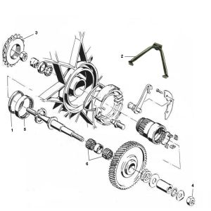 Mozzo ruota - Central Stand Sparta