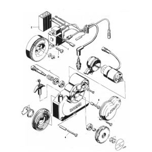 Volano statore Sparta Electric Start