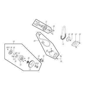 Motorino di avviamento - Frizione di avviamento - Pompa olio Agility CITY 16 125