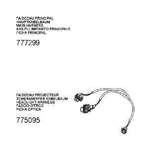 Cablaggio elettrico Peugeot Speedfight 3 50 4 tempi AC Blue