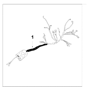 Cablaggio elettrico verde vecchio Peugeot Tweet