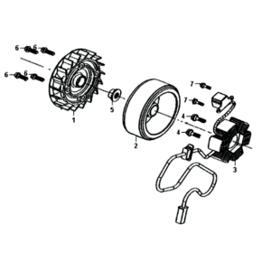 Ancora/volano a stella Sym Symphony ST E3