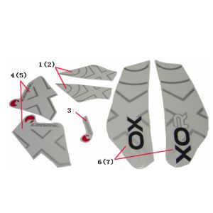 Emblemi - Adesivi - Logo Generic Xor 50 2-stroke 2009 giallo