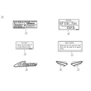 Emblemi - Adesivi - Logo Kymco Agility 12' 4-stroke silver