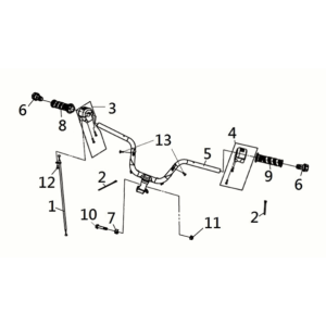 STRG. handle comp Sym Joymax Z 125i E5 2022