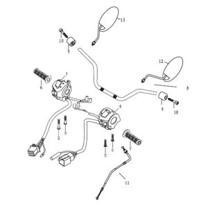 Volante - Componenti dello sterzo | AGM Caferacer