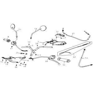 Volante - Componenti dello sterzo AGM Fashion smokey