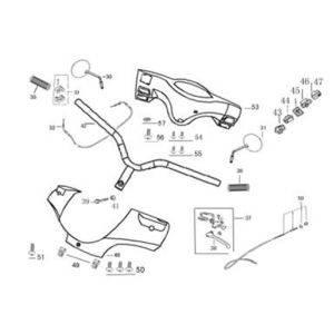 Volante - Componenti sterzo Berini Sprint neri