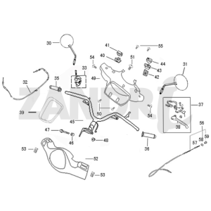 Volante - Componenti sterzo BTC Riva Sport pantone blue